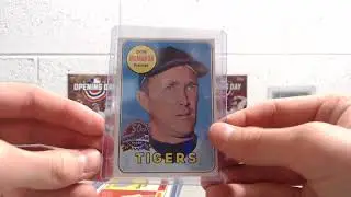 2018 Topps Heritage Hobby Box Recap **Nice Rookie Cup Variation**
