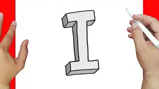 Como dibujar la LETRA I en 3D