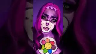 Harmony Care Bear makeup #shorts