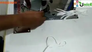 Mask ear loop machine #unick #earloop #maskloop #surgical #drmask #manualmaskmaking