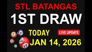 STL BATANGAS 1ST DRAW - JAN 14, 2026 Results (LIVE UPDATE)