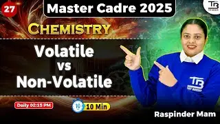 Master Cadre 2025 Chemistry 
