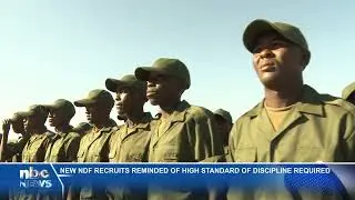 New NDF recruits urged to uphold high discipline standards - nbc