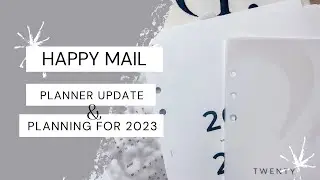 HAPPY MAIL UNBOXING // PLANNING 2023 // A5 AGENDA // C&P + POI&HUN + 8LOTUS + ELLEMON PAPER CO