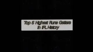 Top 5 Highest Runs Getters In IPL History