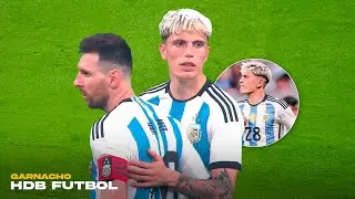 Asi fue el partido Debut de Alejandro Garnacho con la Selecci&oacute;n Argentina