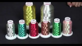 Dazzling Embroidery with Metallic Thread