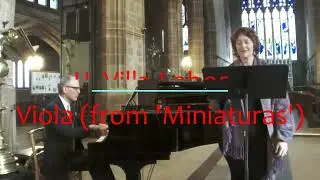 Villa-Lobos, Chromo 2 and Viola performed by Claire Fedoruk and Julian Hellaby