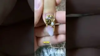 ✨ Diamond Nails That Make Your Skin Glow | Elegant White-Toned Manicure Tutorial 💅