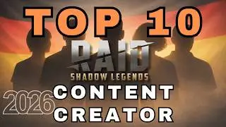 The TOP 10 German-speaking RSL Content Creators 2026. Endless content! | Raid: Shadow Legends