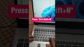 Simple TRICK to Create NEW Folder using Keyboard Quickly