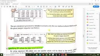 Python Pandas-Reindexing & Altering Tables/CBSE Class 12/Sumita Arora