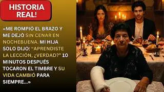 Plato vacío en Nochebuena y brazo roto: la historia real que está rompiendo internet