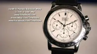 Zenith El Primero Rainbow White Tachy Tele Classic 40mm
