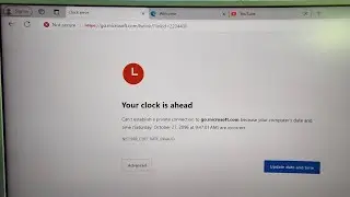 your clock is behind Google Chrome Problem - Fix 