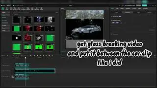 how to get glass breaking effect in capcut!