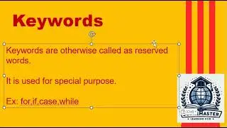 Keywords in Java