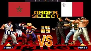 The King of Fighters 97 (online) | kim kof (Morocco) VS yustinsabe (Malta) | FT 5 | 1080p/60fps