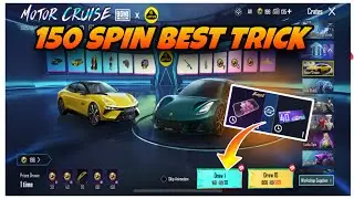 MOTOR CRUISE 150 SPIN BEST TRICK 🔥| CHIP PRICE CRATE OPENING BEST TRICK | LOTUS SUPER CAR CRATE 