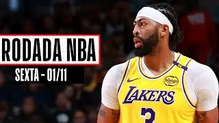 DAVIS brilha em vit&oacute;ria dos Lakers; Cavs vencem a 6&ordf; seguida - Rodada NBA 01/11