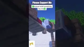 Minecraft Working Hammock! 🛏️ #shorts