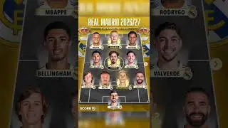 Real Madrid 2026/27 potential xi #shorts#viral#footballedits#soccer#football#trending