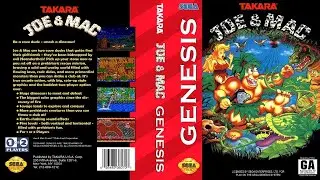 Joe & Mac // Sega // Longplay // Walkthrough // 1440p, 60 fps