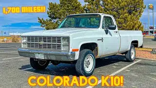 Мой новый Chevy K10 Squarebody! Экскурсия на грузовике + поездка и уборка