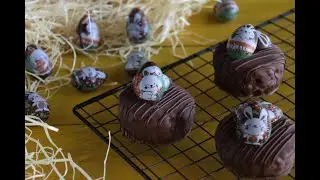 OVINHOS DE CHOCOLATE COM A FORMA DECORATIVA STALDEN DECOR