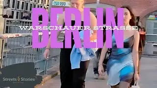 Berlin Warschauer Strasse Walking Tour in 4K | Filmed with DJI Action 2