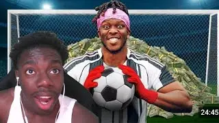 IsiahReacts to KSI Score a Penalty, Win $500,000