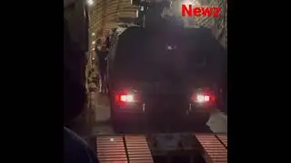 Прибытие в Казахстан военного контингента ОДКБ. Приземление российских десантников.