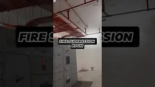 Fire suppression room. #fire #electrical #didyouknow #study #fact #electricalfire #fireprevention