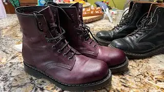 Solovair 8-Eye Derby in Burgundy Gaucho
