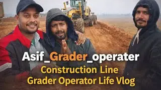 Construction  me road 🛣️ ke kaam me  kon si machine lagta hai full vlog(@Asif_Grader_operater) part1
