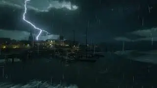 Sleep in 3 Minutes Heavy Rain Storm | Deep Sleep Therapy