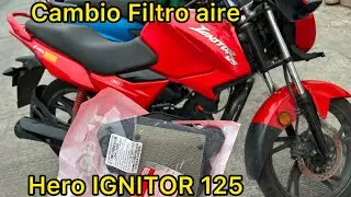 Cambio de Filtro de aire IGNITOR 125 M&eacute;xico refacciones precios y dem&aacute;s