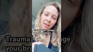 Why trauma can cause breathing changes ❤️