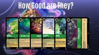 Reviewing ALL Emerald cards from Ursula's Return | Lorcana Review | #disneylorcana