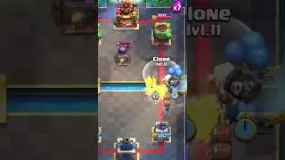 LEGENDARY ATTACK WITH CLON SPELL IN CLASH ROYALE INSANE BEST ATTACK