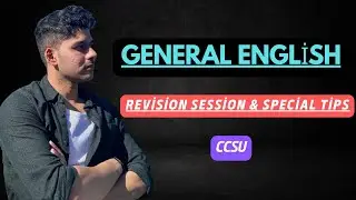 General English Revision Session for BBA 1st Semester 