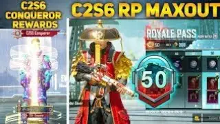 OMG 😱 C2S6 REWARDS & C2S6 M11 ROYAL PASS FULL MAX OUT - Bgmi RP Max Out @