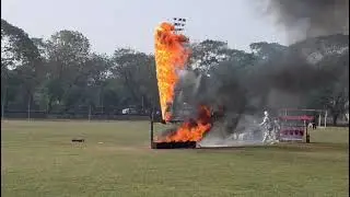 CISF live fire Demonstration don't miss it #fire #livedemonstration #tringa #fireworks #26january 🎉