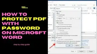 How to protect PDF with PASSWORD