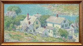 Luxury Art Vintage Oil Painting | Framed Art Aesthetics Screensaver for TV