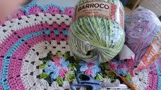 Bom domingo!vem ver meu tapete florescer 🌼 passo a passo disponível.