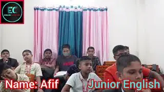 ☸️Name: Afif Hossain Taha🥰✅Batch: Junior&rsquo; English-E.C 💙