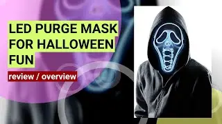 Review: Spooky LED Light Up Purge Mask for Halloween Costumes