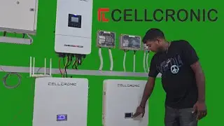 Cellchronic 10kw hybrid inverter and lethyam battery #Cellchronic #hybride inverter