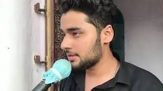 Aakhri baar kaleje se laga lo baba , nauha recited by Athar Bhikpuri at Alinagar ,Bhikpur,Siwan
